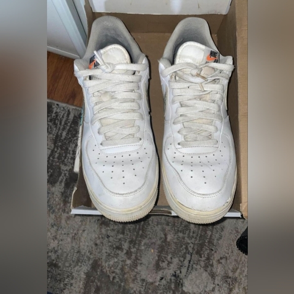 White air force one JUST DO IT - Picture 3 of 4